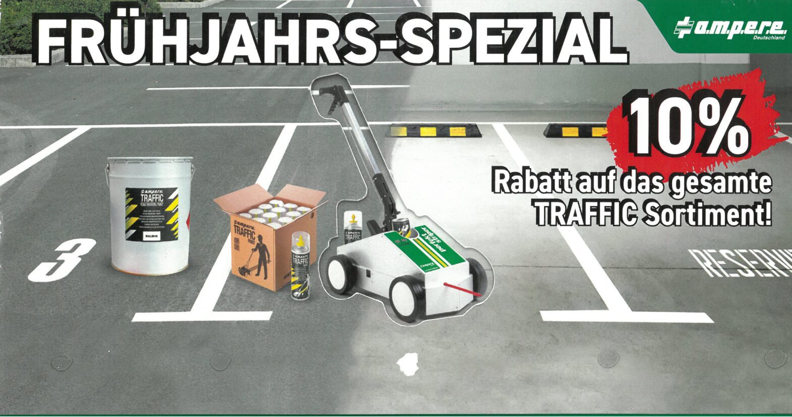 10% Rabatt auf ampere Traffic Paint